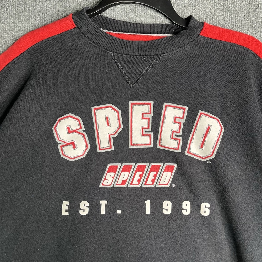 Vintage Champion Speed Racing Sweatshirt‎ Mens Large Pullover Crewneck Retro - Picture 2 of 7